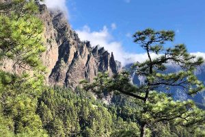 Las monjas en la Caldera de Taburiente La Palma