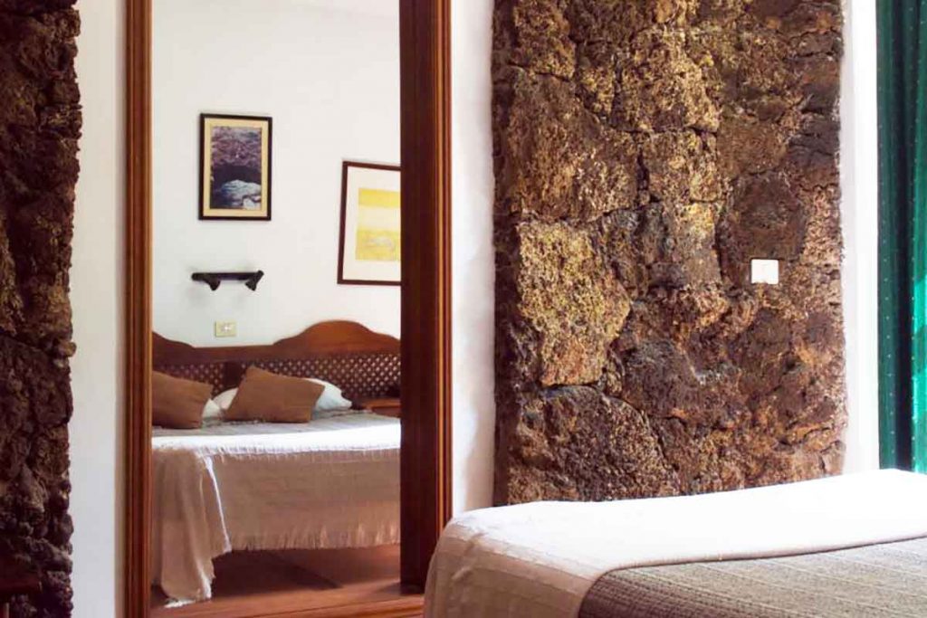 detalle habitación del hotel Ida Inés en El Hierro