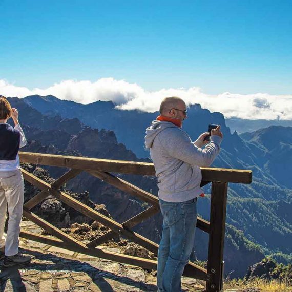 Mirador los Andenes Caldera de Taburiente La Palma