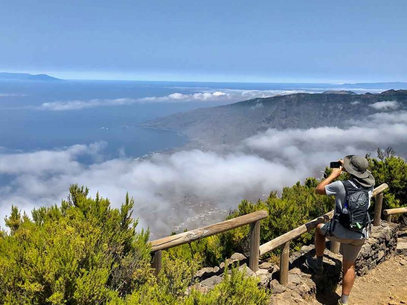 Vista hasta La Palma desde El HIerro