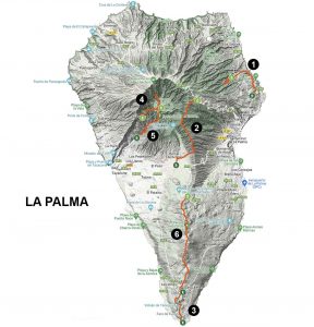 La Palma Fantastic Mapa